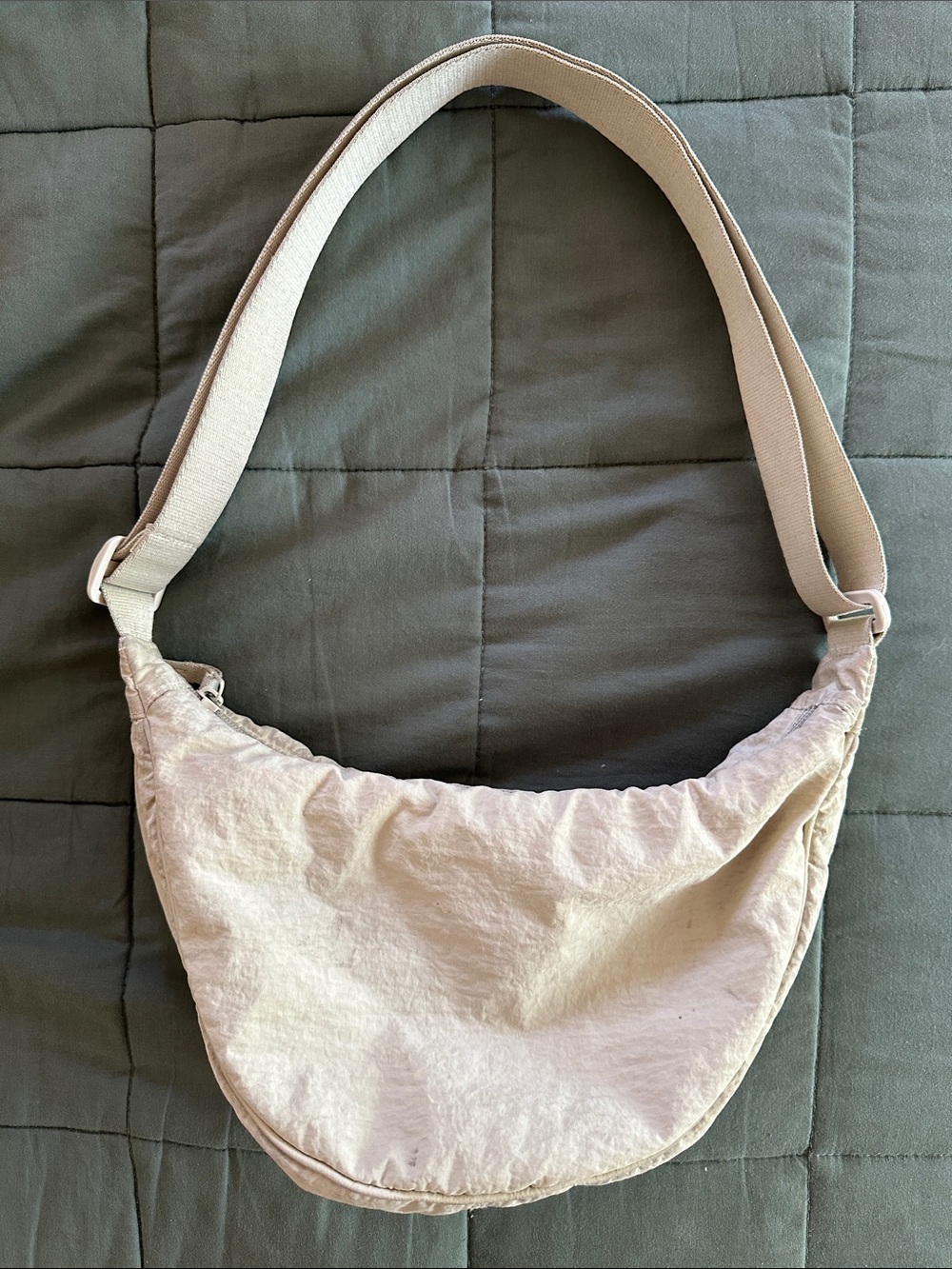 Uniqlo Beige Round Shoulder Bag